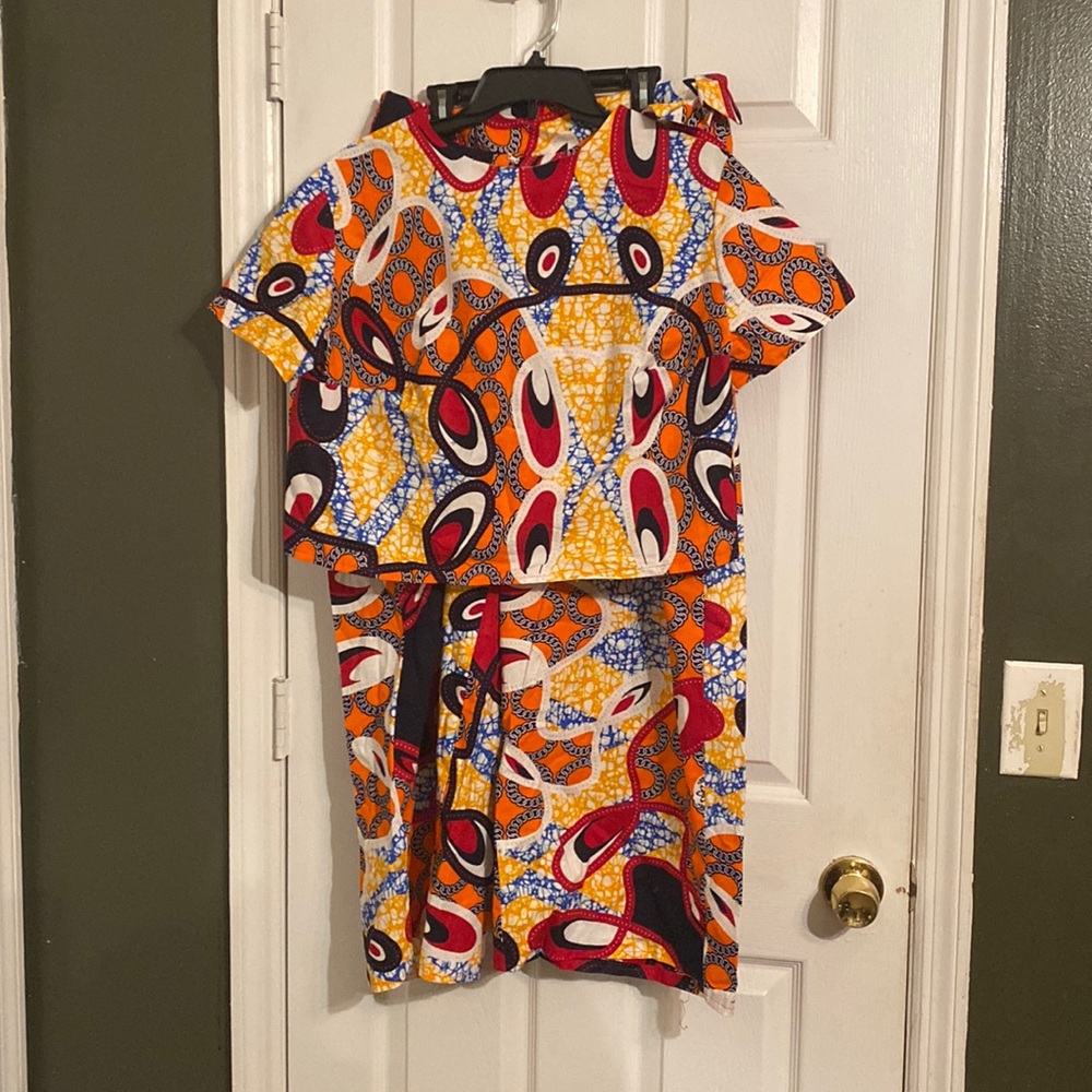 Handmade pant suit by my sister (K)